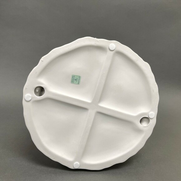 Partylite P7436 3 Wick Candle Holder Frolicking Frosts Snowmen in a Circle w/Box - Picture 7 of 8